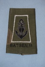D4 passant d'épaule fourreau militaire armée BATGEN 11 Bataillon du Génie