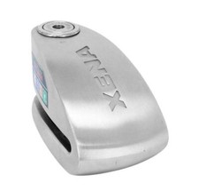 Antivol bloque disque xena xx15 avec alarme sonore d.14mm inox (classe sra)