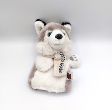 Doudou marionnette Chien Husky