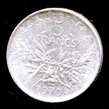 France - pièce de 5F de 1970