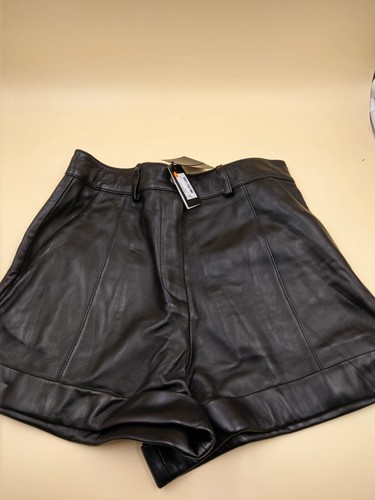 Short maje taille cuir - short,