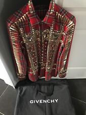Kanye West Givenchy Studded Tartan Plaid Shirt SS10