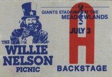 WILLIE NELSON Pass