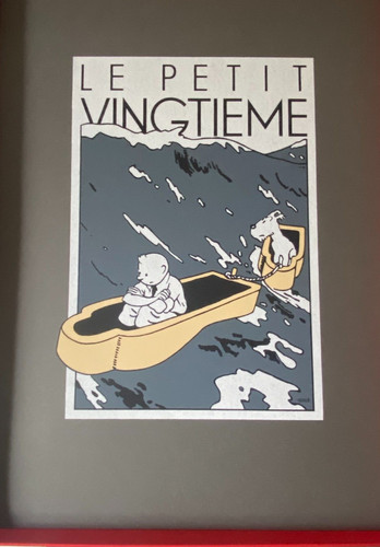 Herge rare serigraphie - herge,