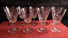Service de 9 verres a vin en cristal de Baccarat modèle Cote d'Azur 12.7 cm