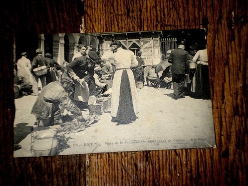Carte postale dieppe place - place, de