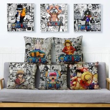 One Piece Housse Coussin   45×45cm Modèle Au Choix Luffy Boa  Decoration Manga