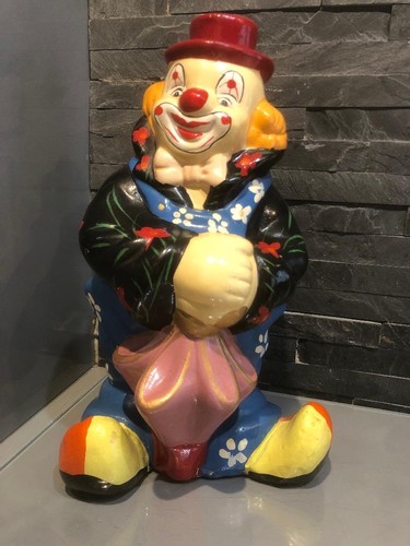 Tirelire céramique clown - tirelire,
