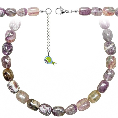 Collier fluorite violette - collier,