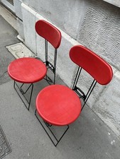 PAIR OF FOLDING CHAIRS 80s