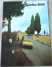 TRIUMPH SPITFIRE 1500 Catalogue Brochure Prospect Folder Pub Dépliant French