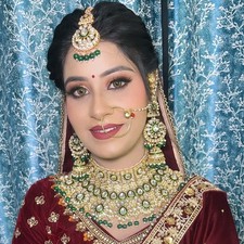 Collier Kundan Plaqué Or