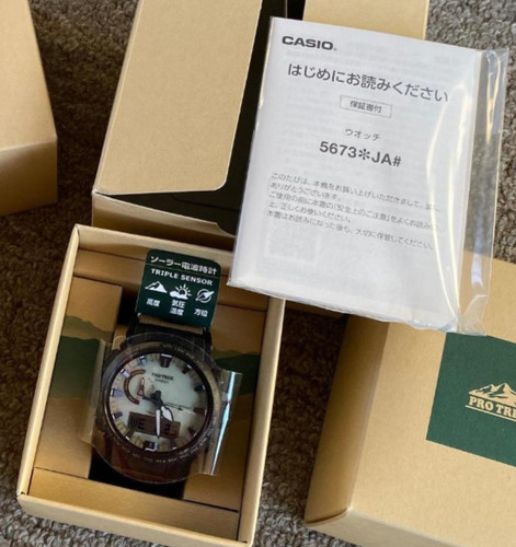 New casio pro - casio, pro-trek