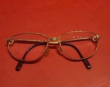 Lunettes CARTIER monture plaqué or 