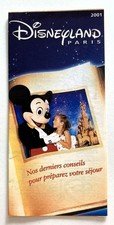 Disneyland Paris -Flyer préparez votre séjour- 2001