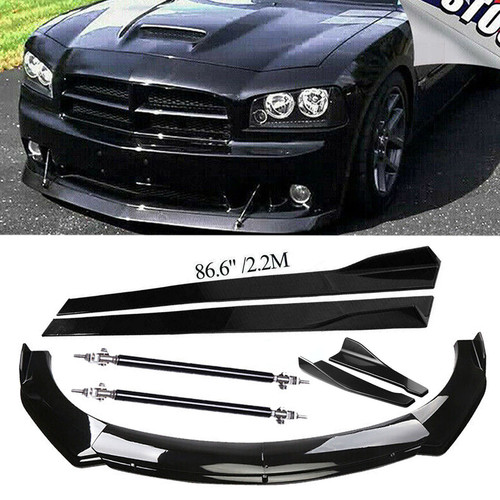 Front rear bumper lip spoiler - rear,