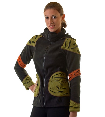 Veste polaire elfique patchs