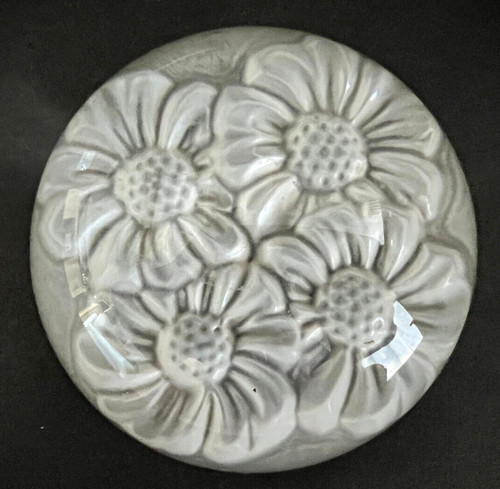 Presse papier cristal fleurs - presse,