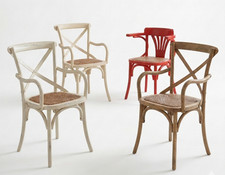 Chaise De Bras Thonet En Bois