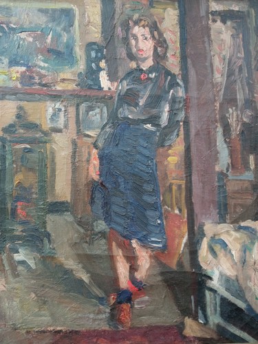 Tableau ancien huile portrait - ancien,