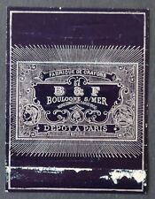 Etiquette boite CRAYONS Baignol & Farjon pens nibs box