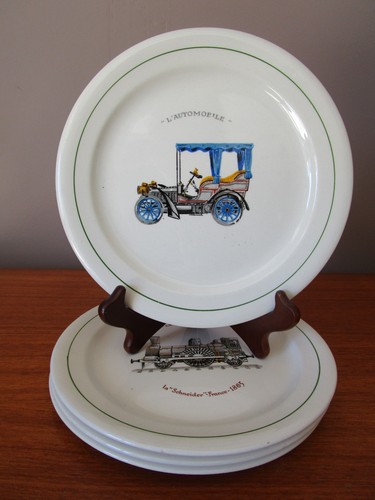 Assiettes theme de gien - a,