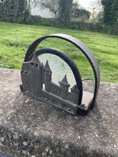 Ancienne Lampe Veilleuse Art Déco 1930 Verre Fer Forgé Lamp 