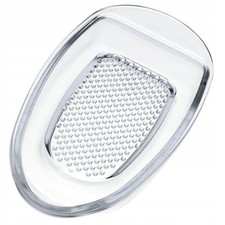 KADAX Râpe à fruits en verre, râpe à pommes ovale,...