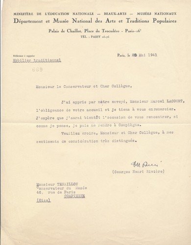 Georges henri rivière arts - henri,