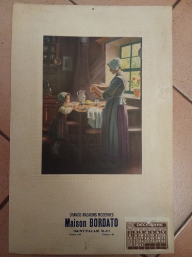 Calendrier publicitaire - calendrier,