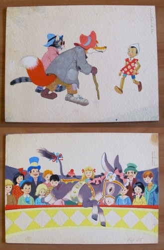 Planches originales pinocchio - planches,