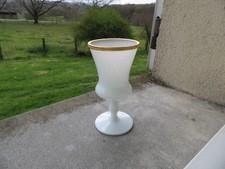 ancien vase  en opaline rose