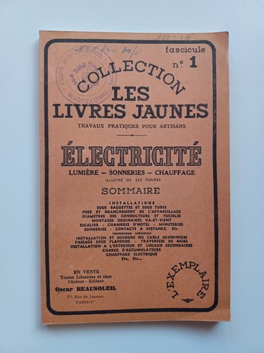 Collection les livres - , jaunes
