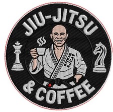 Jiu Jitsu et patch café