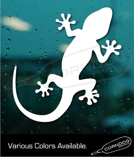 Gecko vinyl sticker - gecko, decal