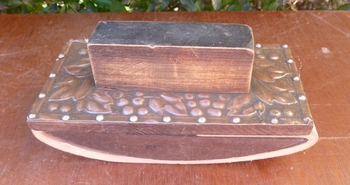 Ancien porte buvard bois - porte, en