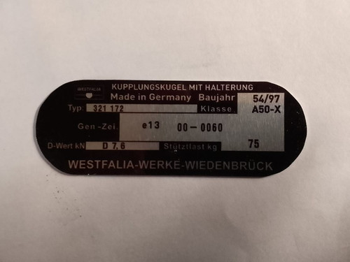 Panneau type ahk - type,
