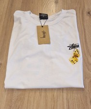 T-shirt Stussy blanc dés