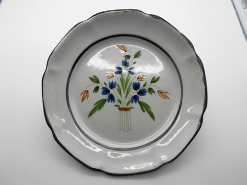 1183 assiette faience de - en,