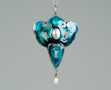 Argent - Pendentif Art Nouveau