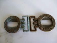 2 demi boucle de ceinturon-scouts france -toujours pret ancien