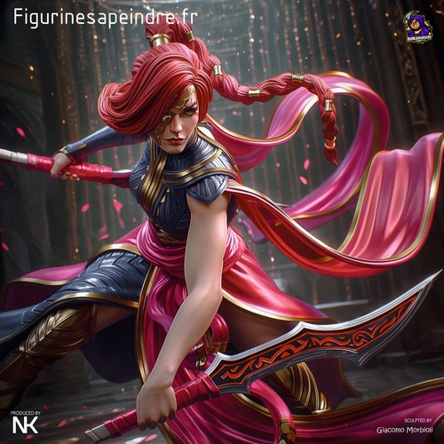 Figurine peindre karina - figurine,