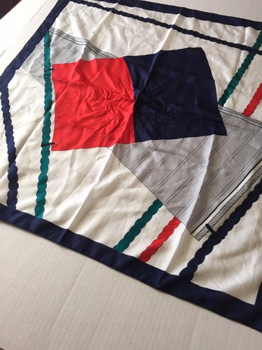 Nautical square scarf vintage - nautical,