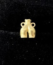 Jamais vu Boucle d'oreilles neuve fesses en or massif 9 carats - Clip - puce