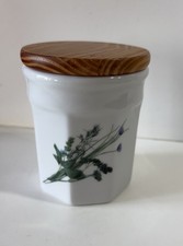 Pot de confiture porcelaine