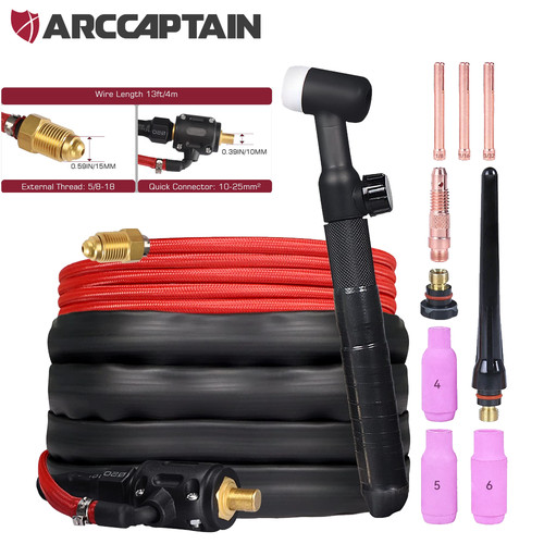 Arccaptain 17v tig - arccaptain, torch