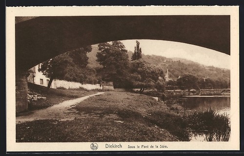 Cpa diekirch sous pont - cpa,