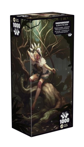 Puzzle phosphorescent forest - puzzle,