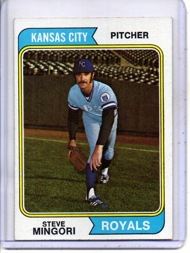 1974 topps 537 steve mingori - topps,