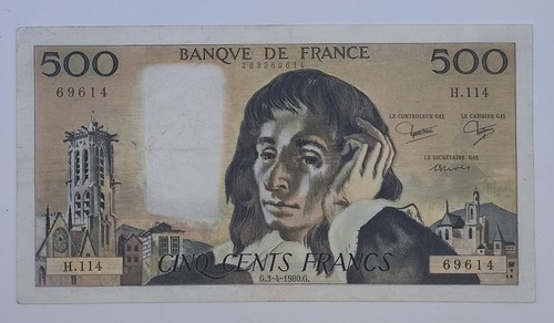 Billet 500 francs - , émis
